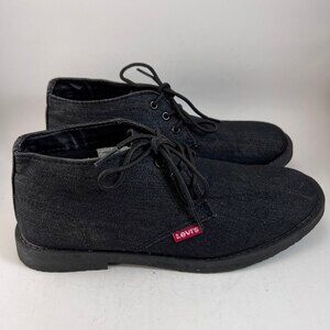 Levi’s Men Size 7 Black Lace Up Red Tab Comfort Shoes